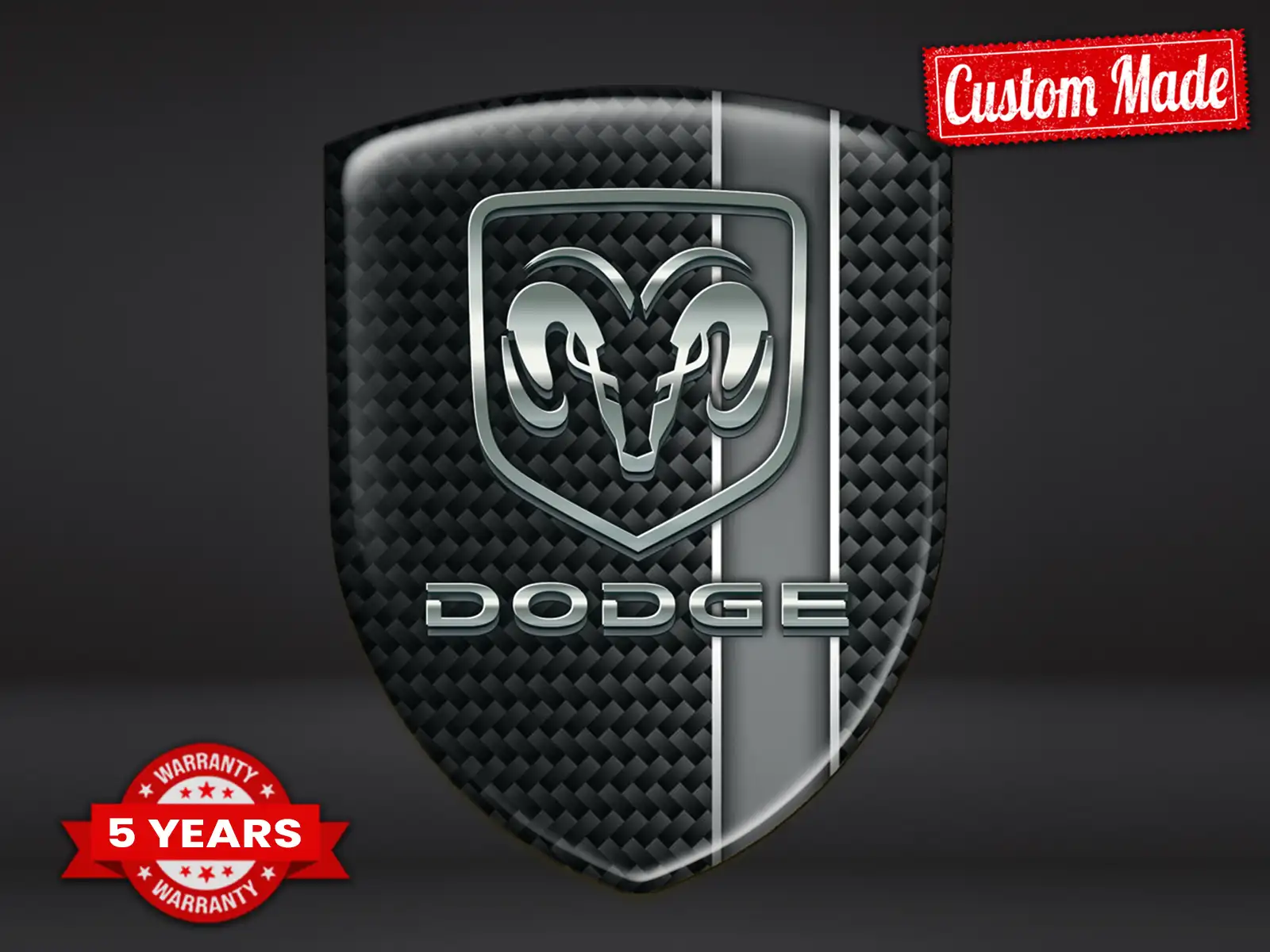 Dodge Auto Emblem Performance Max Stilvoll Robust Pro